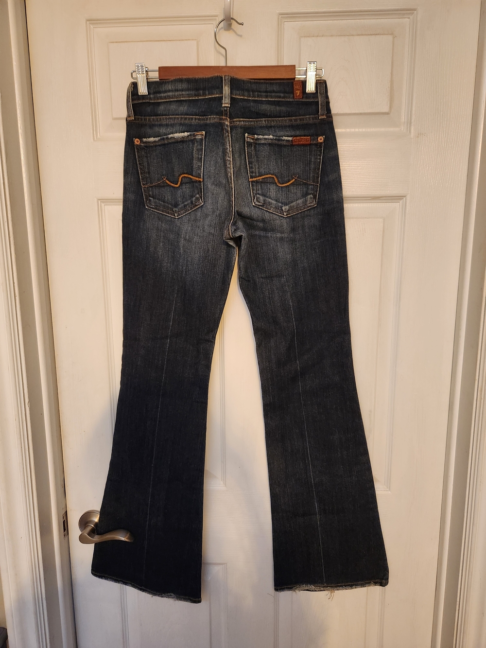 Seven for All Mankind Flare Dark Wash Women’s Jeans - Picture 2 of 4